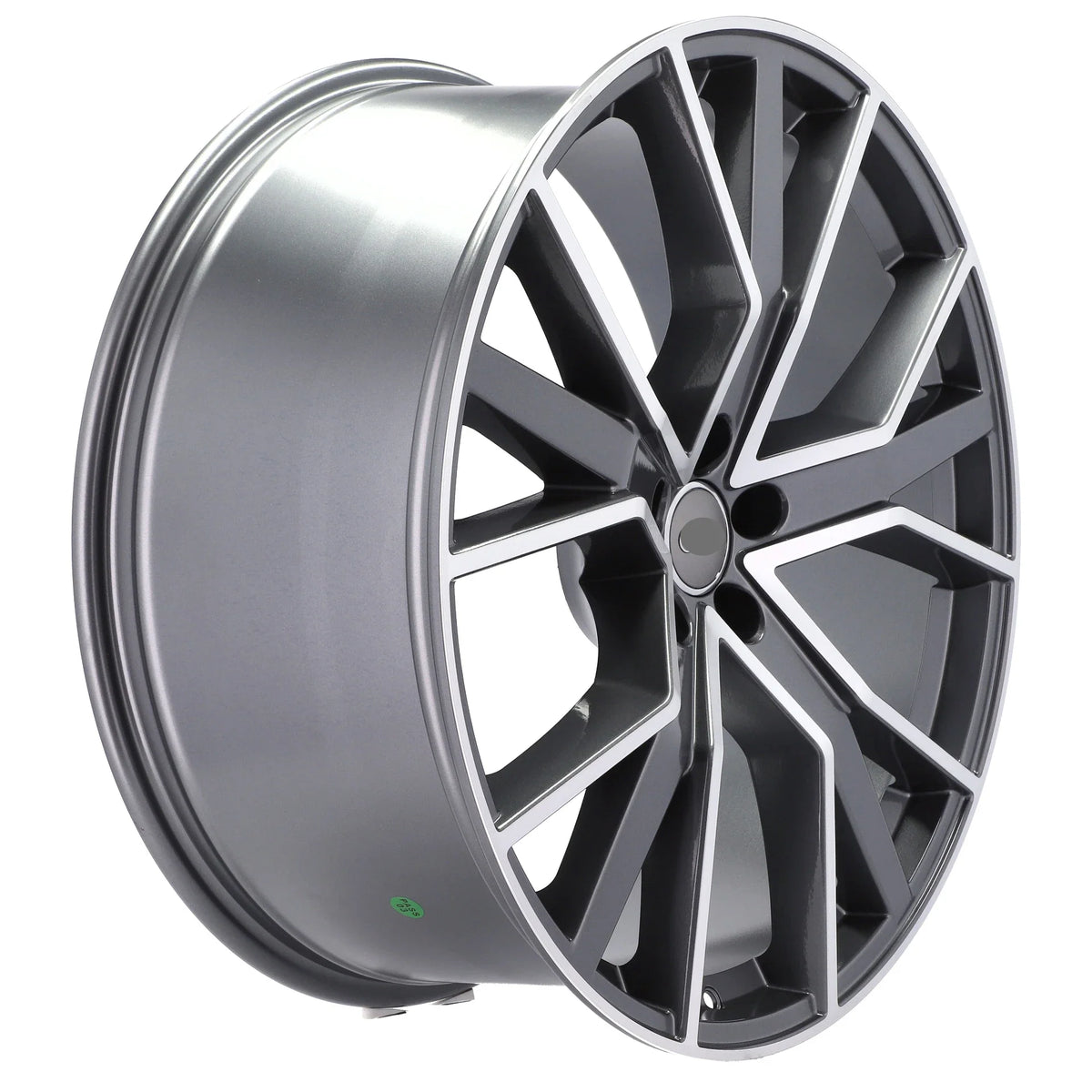 Alu kola pro Audi B5131 10x22 5x112 ET21 66.6 Grey Polished Half Matt | Wheelsup.cz
