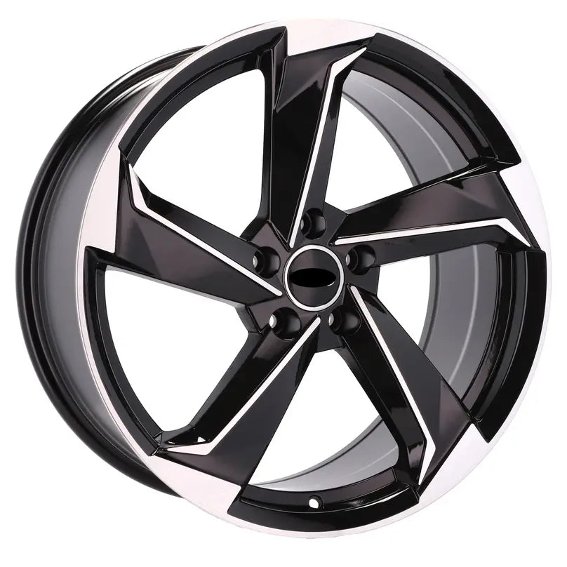 Alu kola pro Audi B5185 8x18 5x112 ET40 66.6 Black Polished | Wheelsup.cz