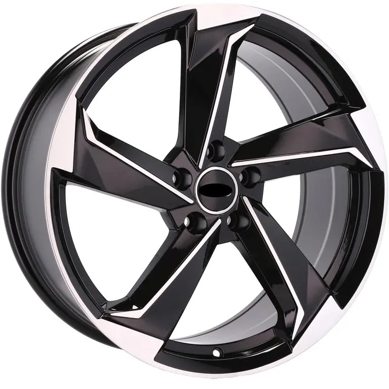 Alu kola pro Audi B5185 8.5x19 5x112 ET40 66.6 Black Polished | Wheelsup.cz