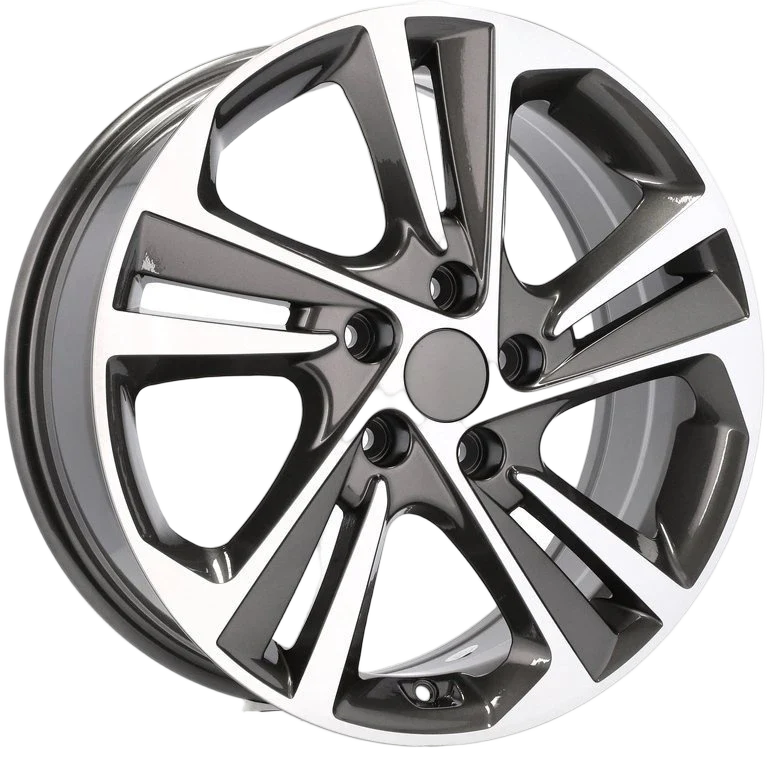 Alu kola pro Hyundai B5210 6.5x16 5x114.3 ET45 67.1 Grey Polished | Wheelsup.cz