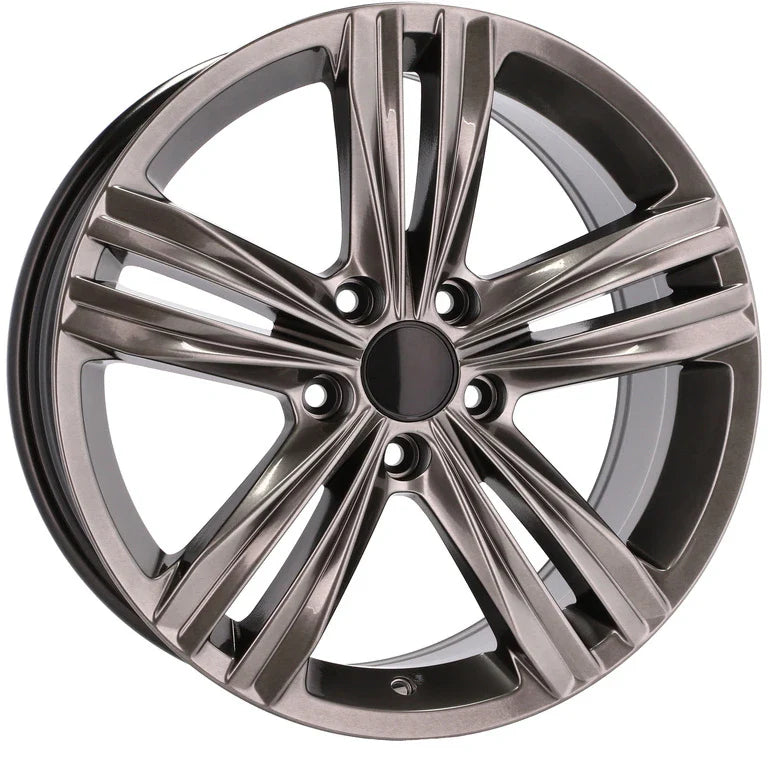 Alu kola pro Volkswagen B5293 7x16 5x112 ET43 57.1 Hyper Black | Wheelsup.cz