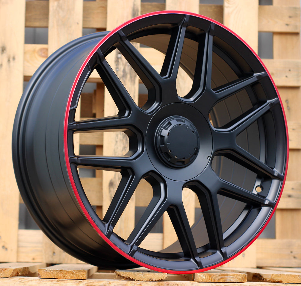 Racing Line B5318 9,5x20 5x112 ET42 fekete, Mercedes
