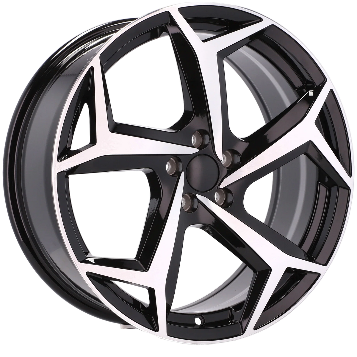 Alu kola pro Volkswagen B5340 7x17 5x100 ET41 57.1 Black Polished | Wheelsup.cz