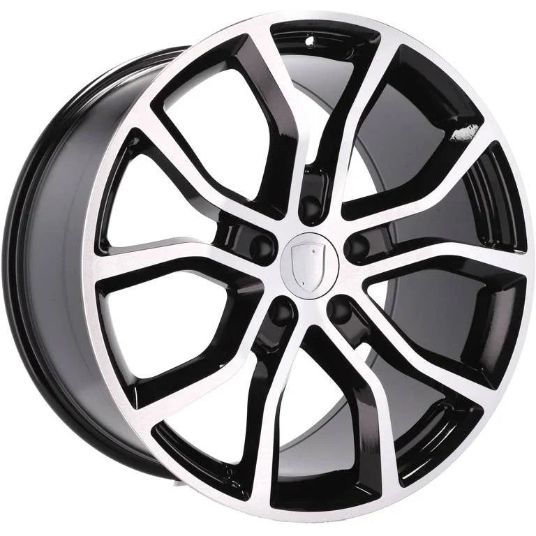Alu kola pro Porsche B5362 11x21 5x130 ET58 71.6 Black Polished | Wheelsup.cz