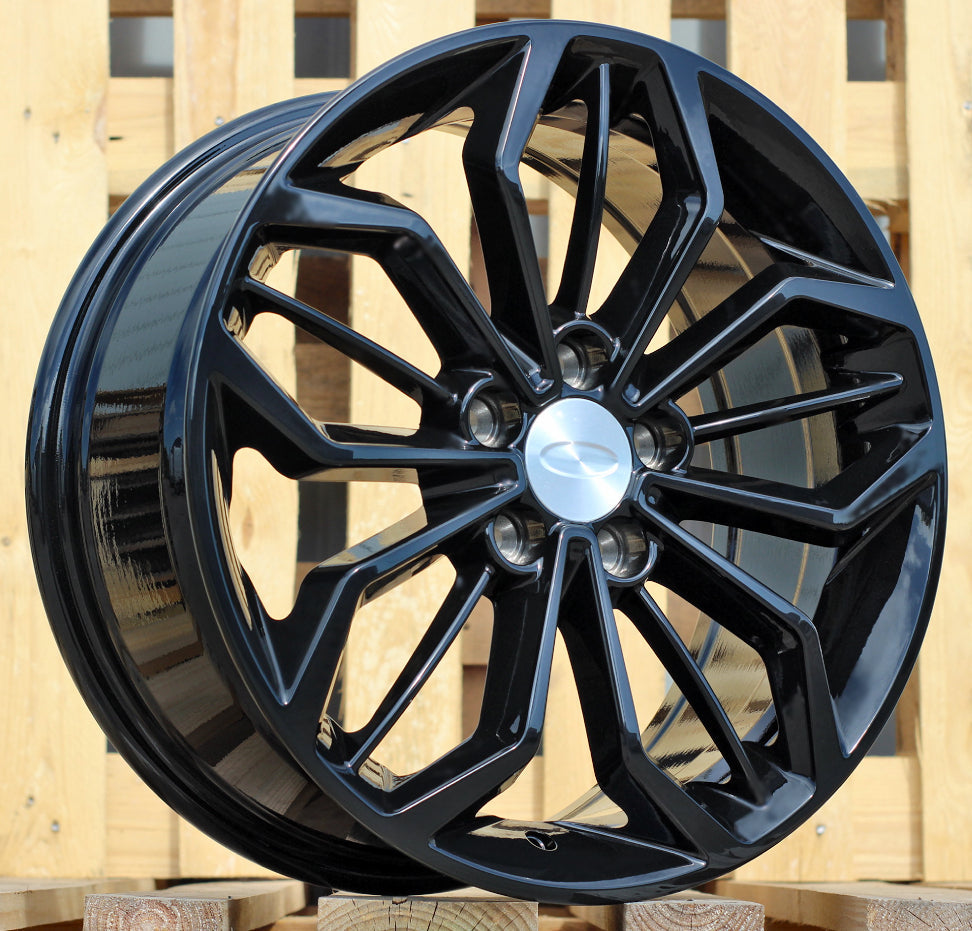 Racing Line B5433 7,5x17 5x108 ET50 schwarz, Ford