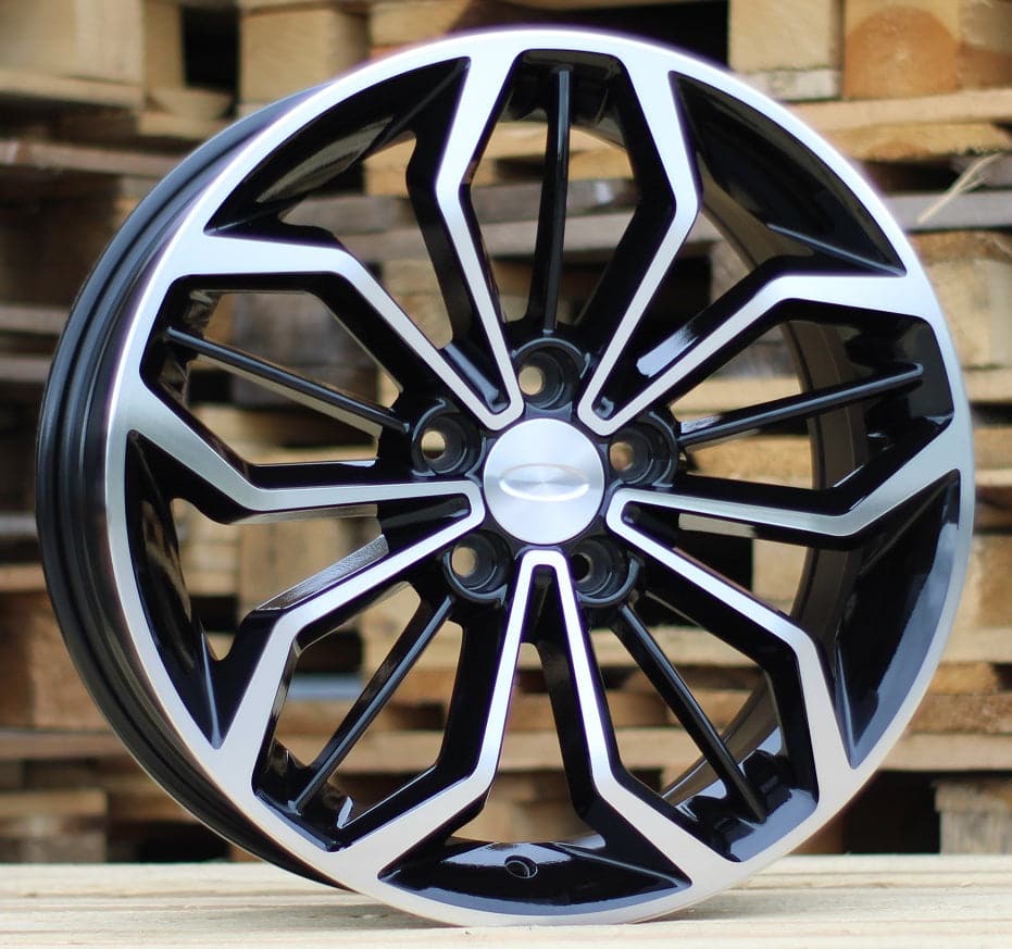 Racing Line B5433 7,5x17 5x108 ET50 schwarz, Ford