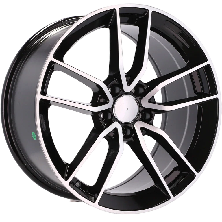 Alu kola pro Mercedes B5461 7.5x17 5x112 ET45 66.6 Black Polished | Wheelsup.cz