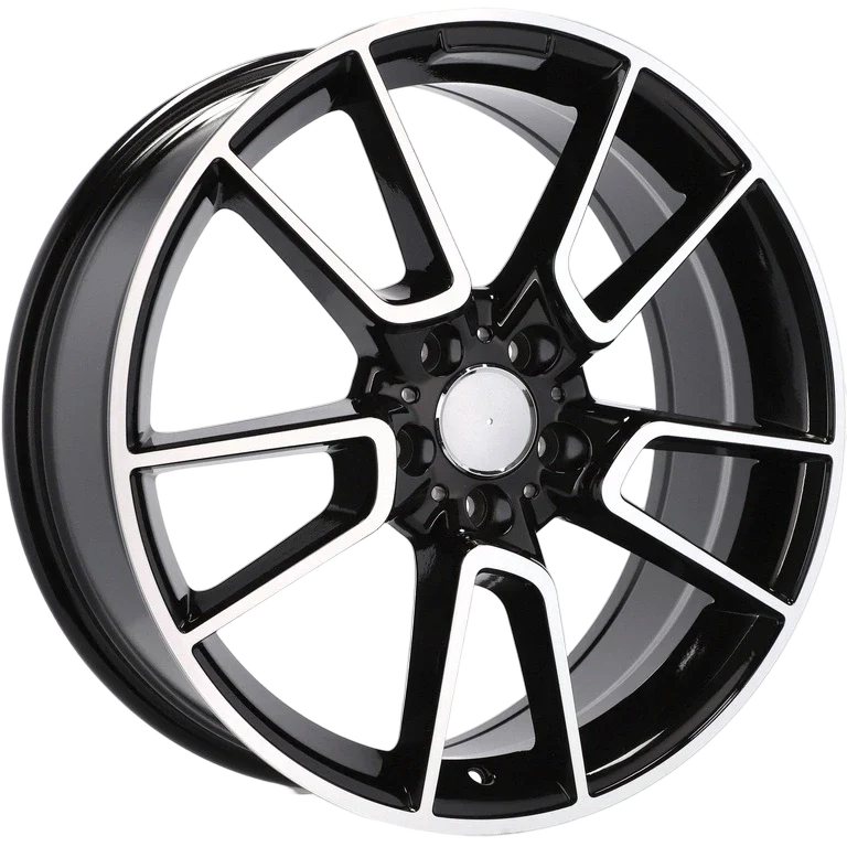 Alu kola pro Mercedes B5462 7.5x19 5x112 ET44 66.6 Black Polished | Wheelsup.cz