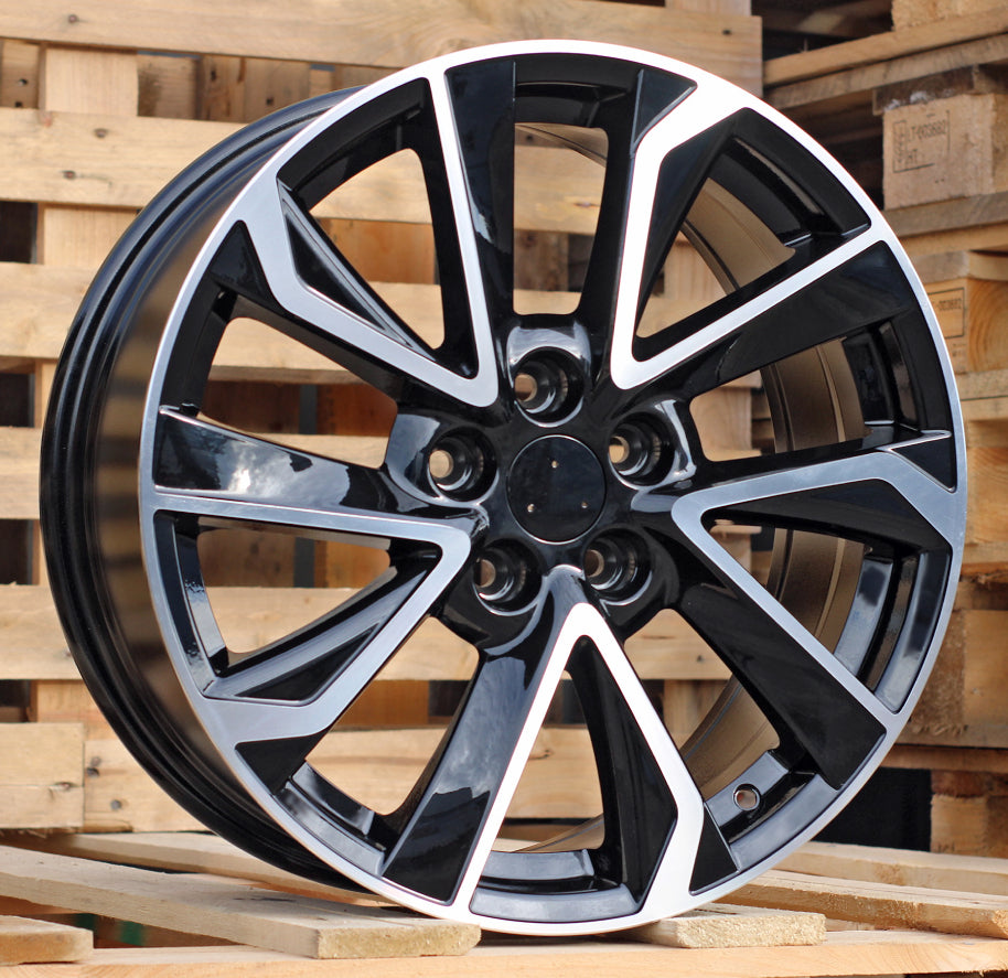 Racing Line B5463 7x17 5x114.3 ET45 schwarz, Toyota
