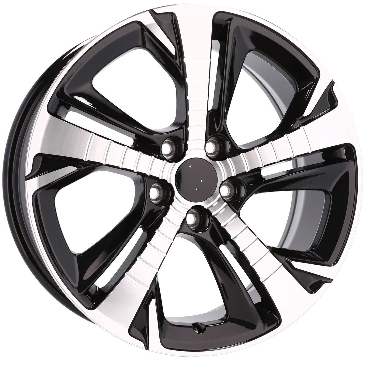 Alu kola pro Peugeot B5514 7x16 4x108 ET30 65.1 Black Polished | Wheelsup.cz