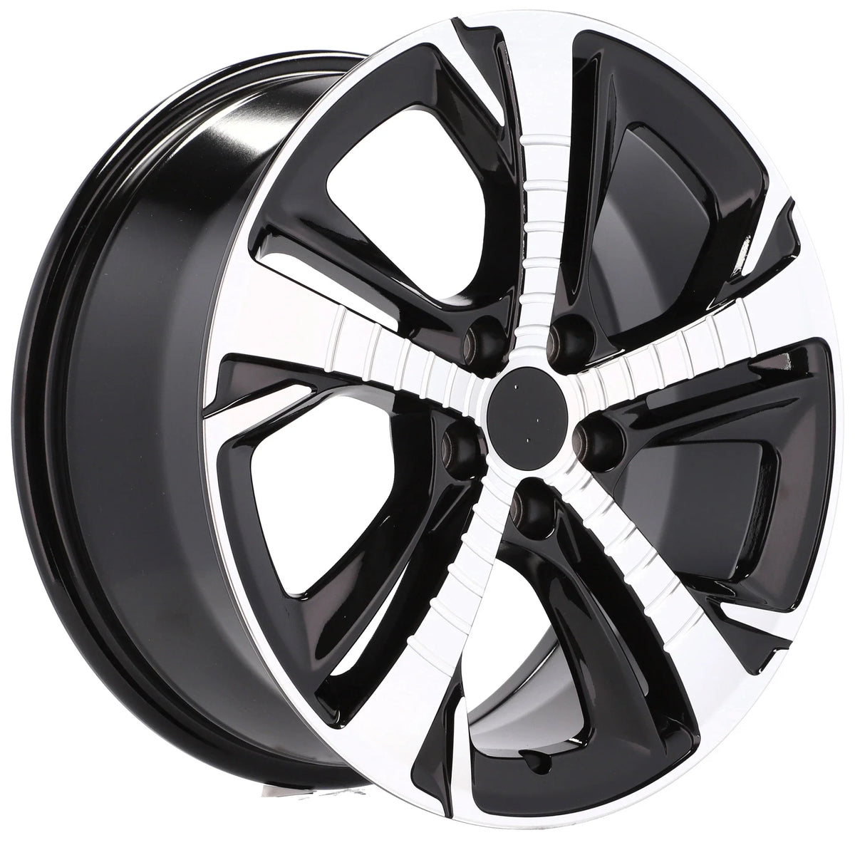 Alu kola pro Peugeot B5514 7x16 4x108 ET30 65.1 Black Polished | Wheelsup.cz