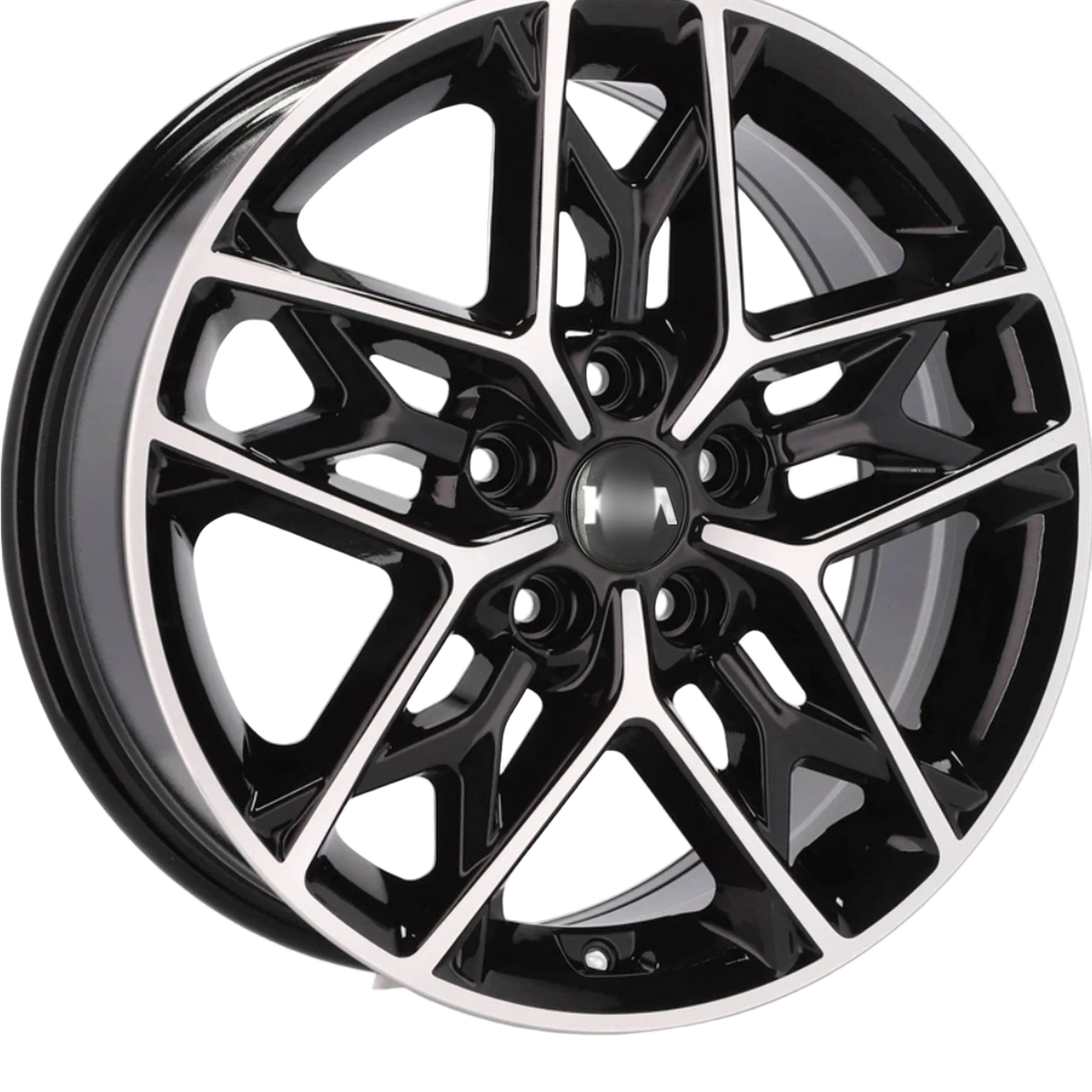 Alu kola pro Kia B5567 7x17 5x114.3 ET48 67.1 Black Polished | Wheelsup.cz