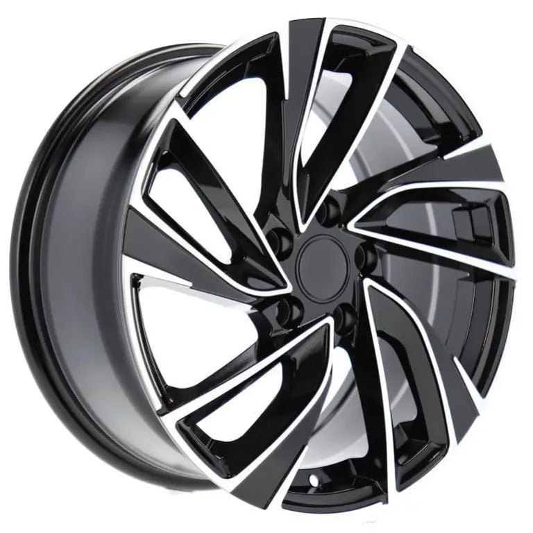 Alu kola pro Volkswagen B5772 7.5x18 5x112 ET45 57.1 Black Polished | Wheelsup.cz