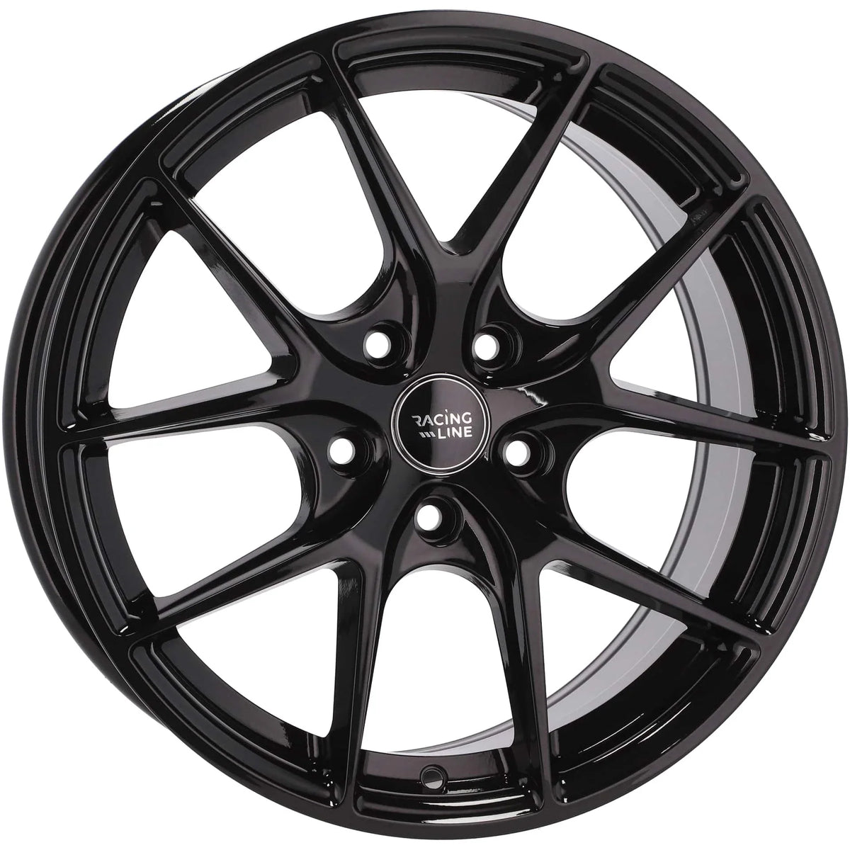 Alu kola Racing Line B5796 7.5x17 5x108 ET40 67.1 Black | Wheelsup.cz