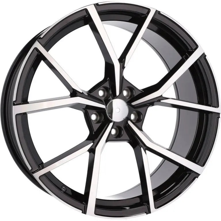Alu kola pro Volkswagen B5801 7x17 5x112 ET45 57.1 Black Polished | Wheelsup.cz