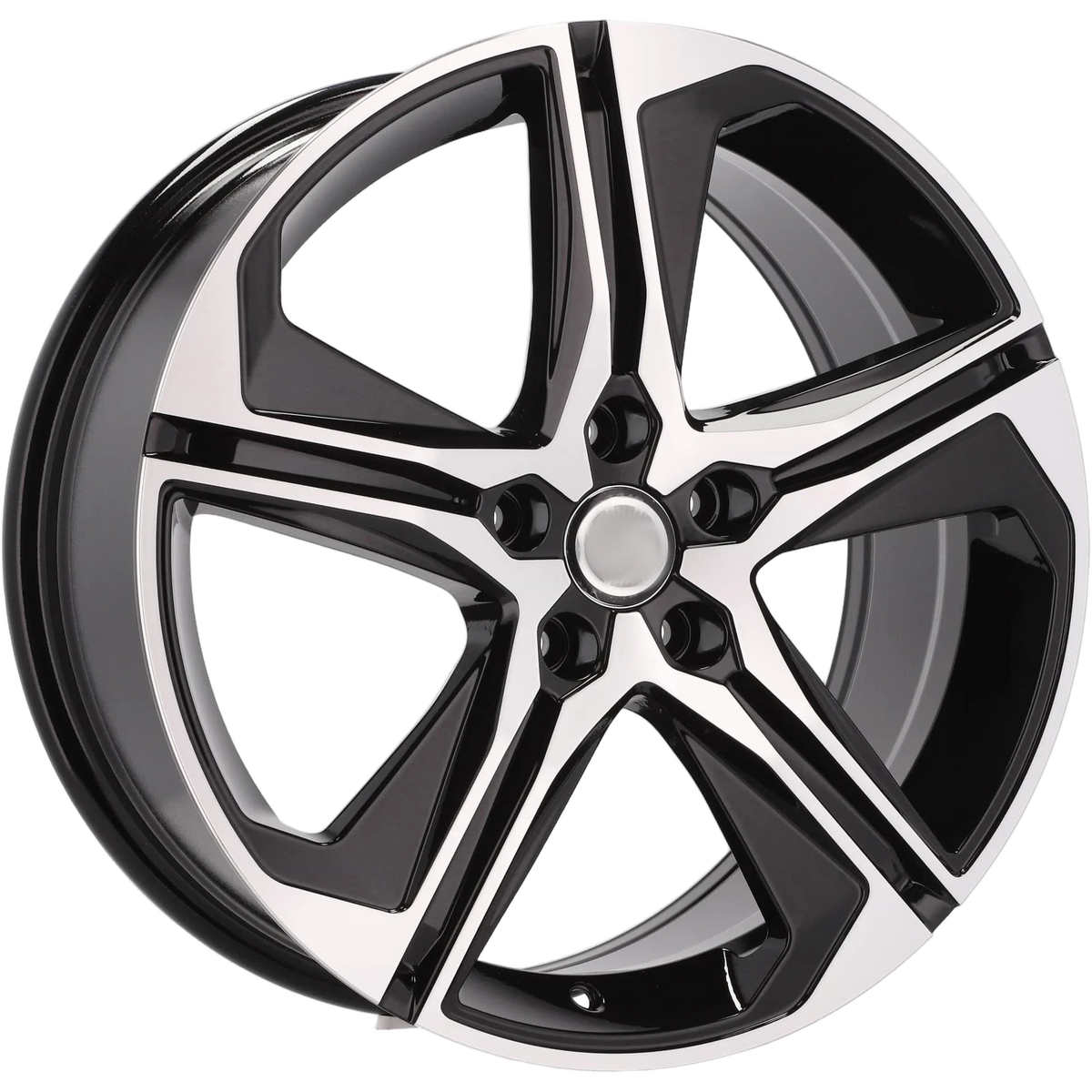 Alu kola pro Seat B5817 7.5x18 5x112 ET46 57.1 Black Polished | Wheelsup.cz