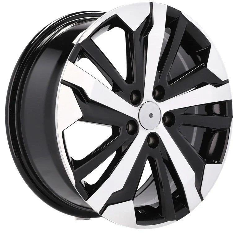 Alu kola pro Peugeot B5837 7x16 5x108 ET44 65.1 Black Polished | Wheelsup.cz