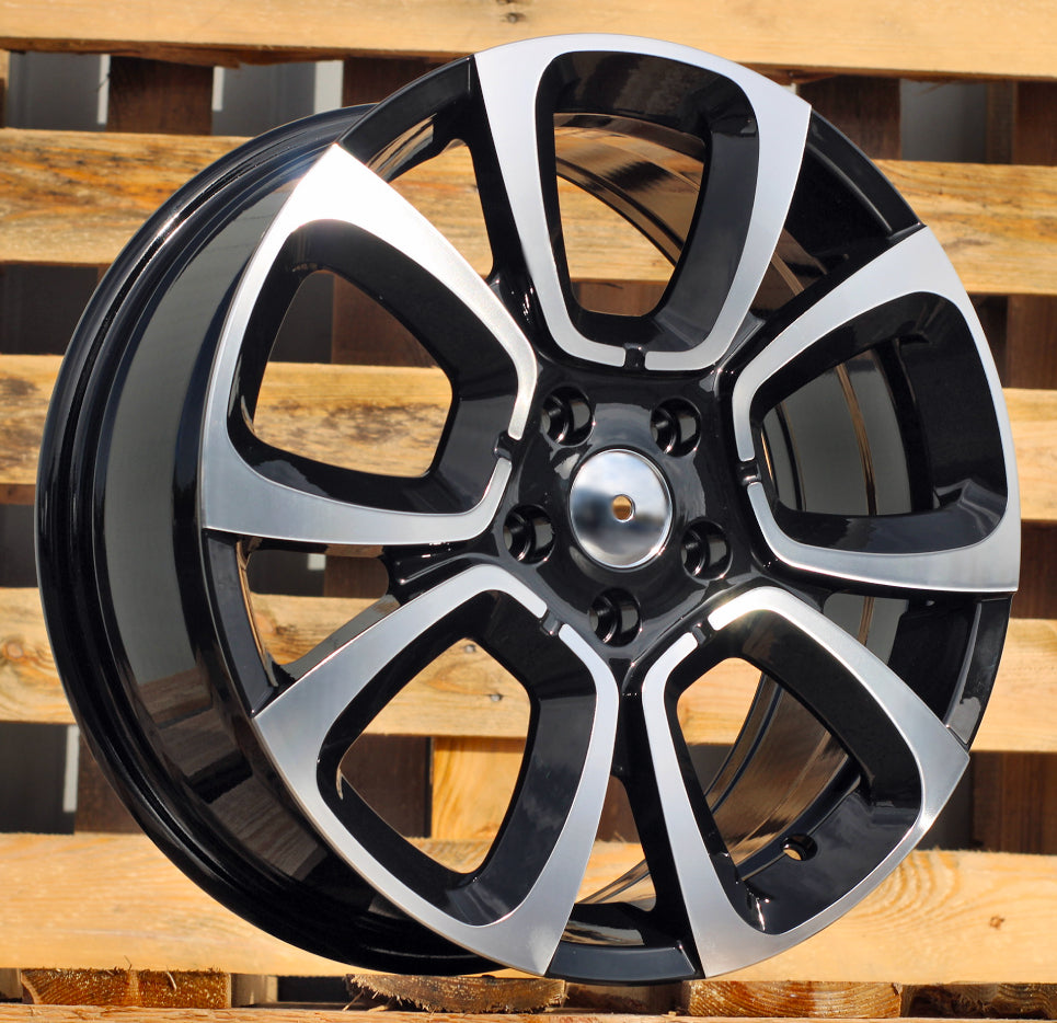Racing Line B5850 7x17 5x108 ET47 schwarz, Citroen