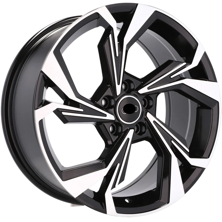 Alu kola pro Audi B5893 8x18 5x112 ET40 66.6 Black Polished | Wheelsup.cz