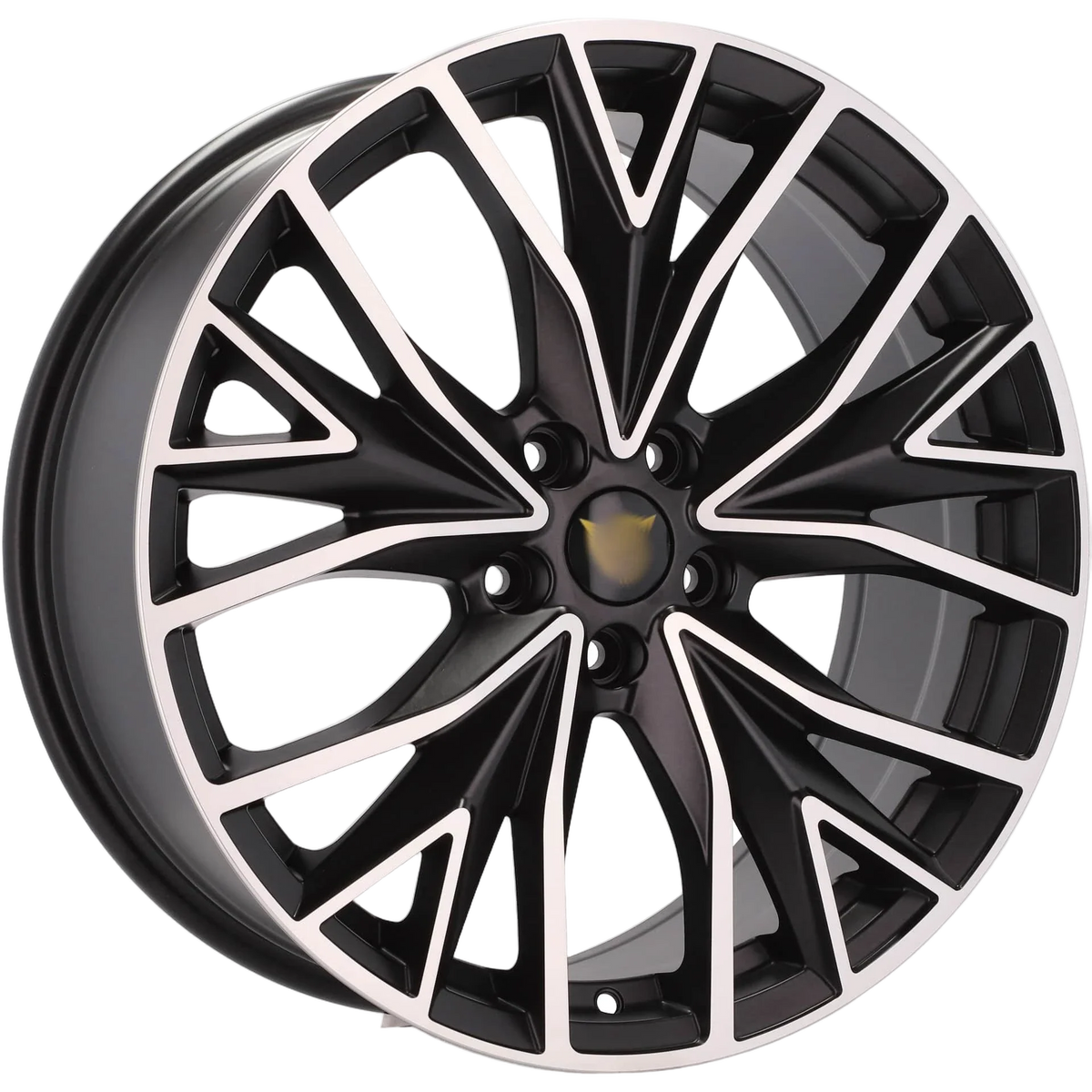 Alu kola pro Cupra B5922 8x19 5x112 ET49 57.1 Black Polished Half Matt | Wheelsup.cz