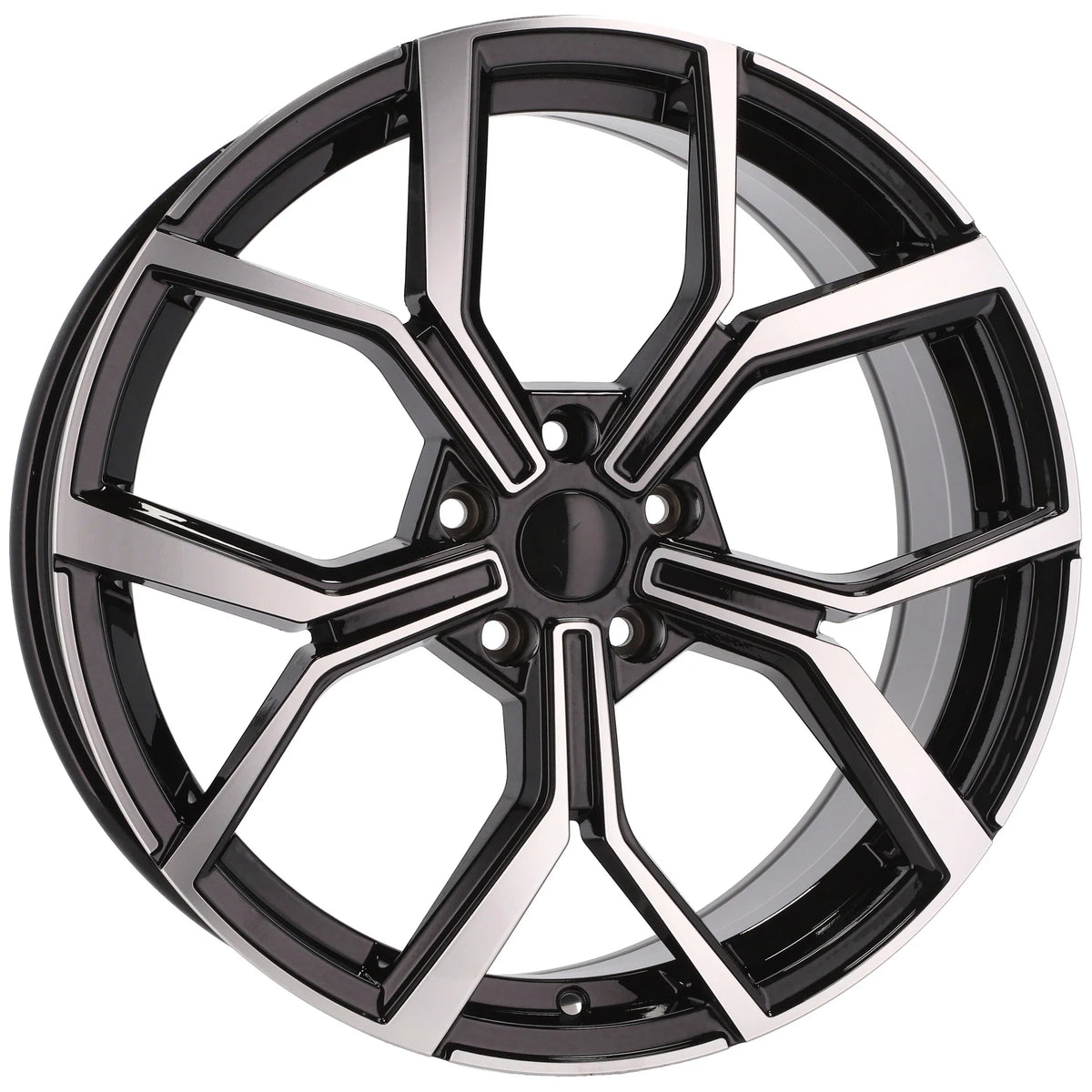 Alu kola pro Volkswagen B5952 7.5x17 5x100 ET45 57.1 Black Polished | Wheelsup.cz