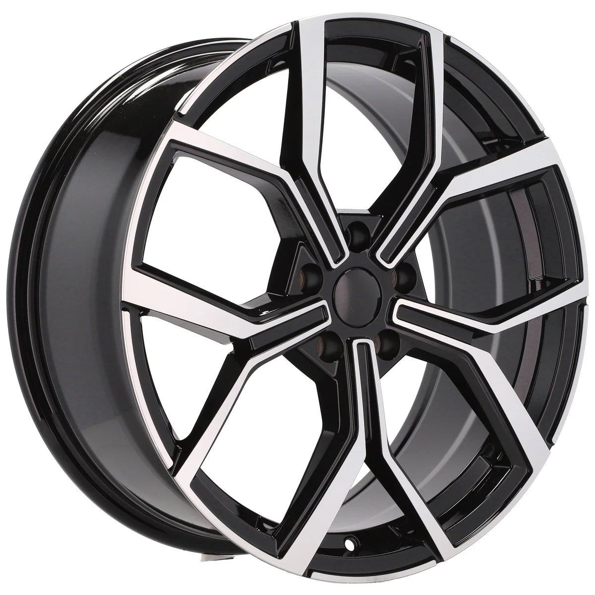 Alu kola pro Volkswagen B5952 7.5x17 5x100 ET45 57.1 Black Polished | Wheelsup.cz