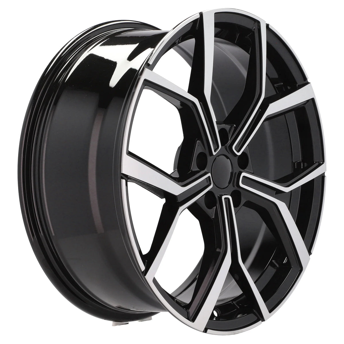 Alu kola pro Volkswagen B5952 7.5x17 5x100 ET45 57.1 Black Polished | Wheelsup.cz