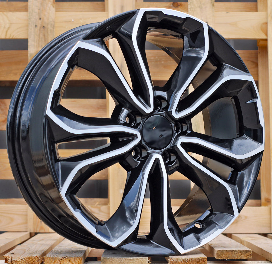 Alu kola Racing Line B5961 7.5x18 5x114.3 ET45 černá, Honda WheelsUp
