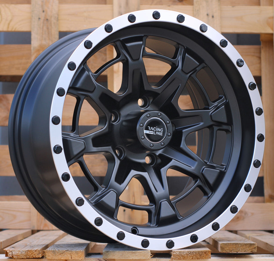 Racing Line B5995 9x17 5x127 ET-6 schwarz, Offroad