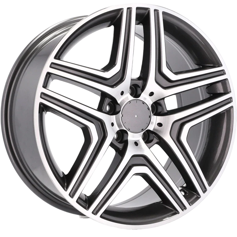 Alu kola pro Mercedes BK206 9x20 5x112 ET48 66.6 Grey Polished | Wheelsup.cz