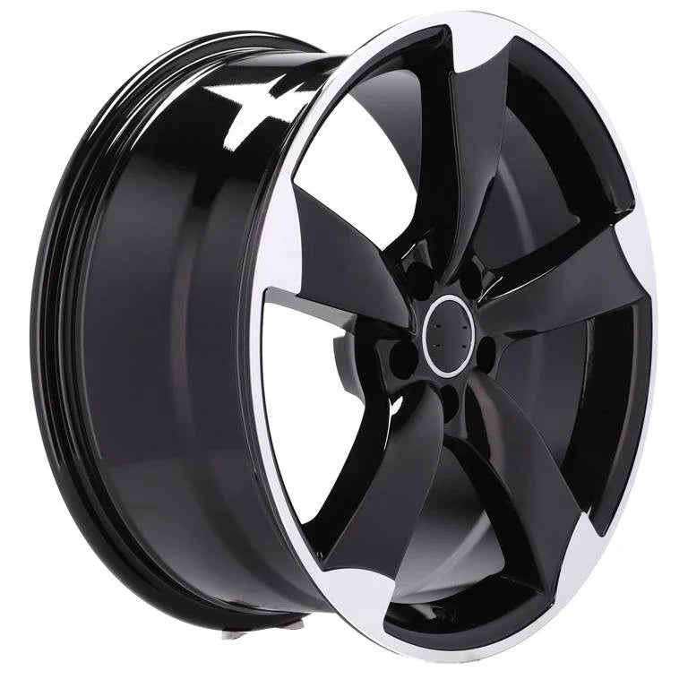 Alu kola pro Audi BK217 7.5x17 5x112 ET45 66.6 Black Polished | Wheelsup.cz