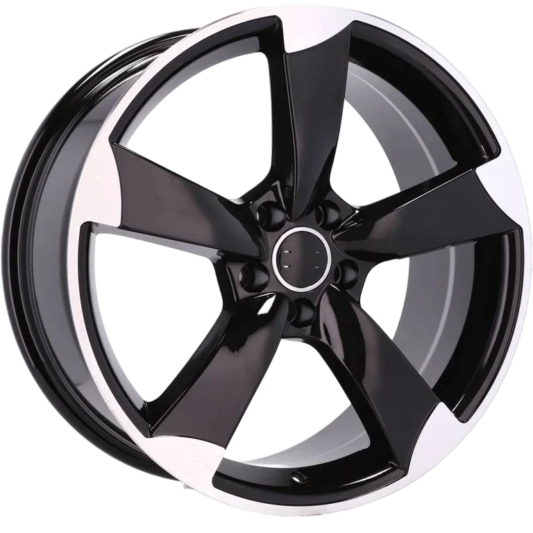 Alu kola pro Audi BK217 8x18 5x112 ET45 66.6 Black Polished | Wheelsup.cz