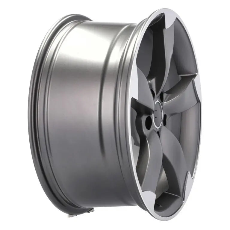 Alu kola pro Audi BK217 7.5x17 5x112 ET35 66.6 Grey Polished Half Matt | Wheelsup.cz