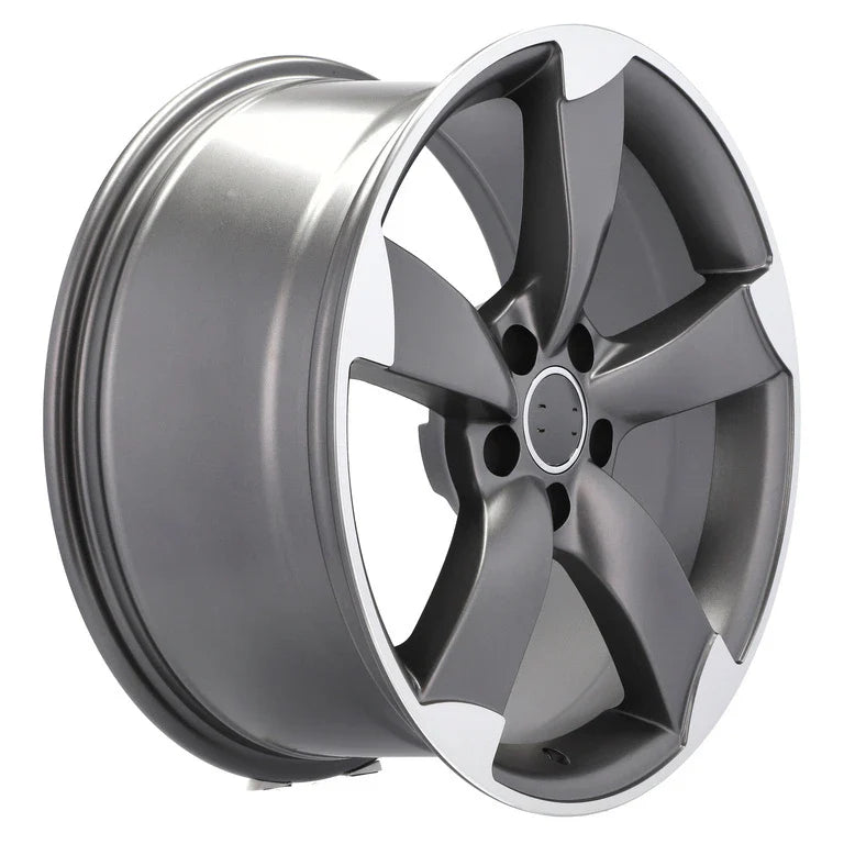 Alu kola pro Audi BK217 8x18 5x112 ET35 66.6 Grey Polished Half Matt | Wheelsup.cz