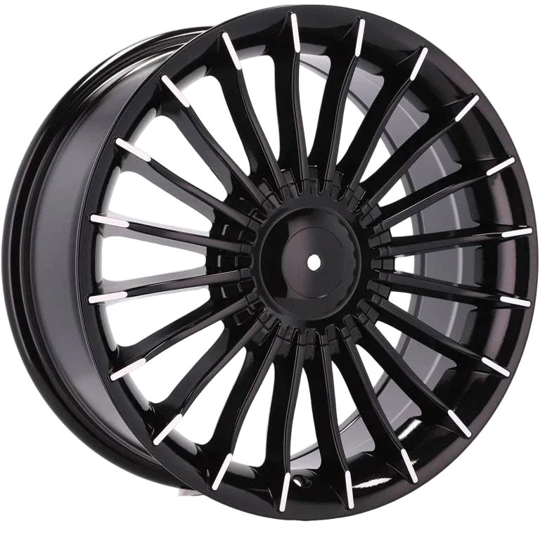 Alu kola pro BMW BK273 8x17 5x120 ET34 72.6 Black & Polished Lip | Wheelsup.cz