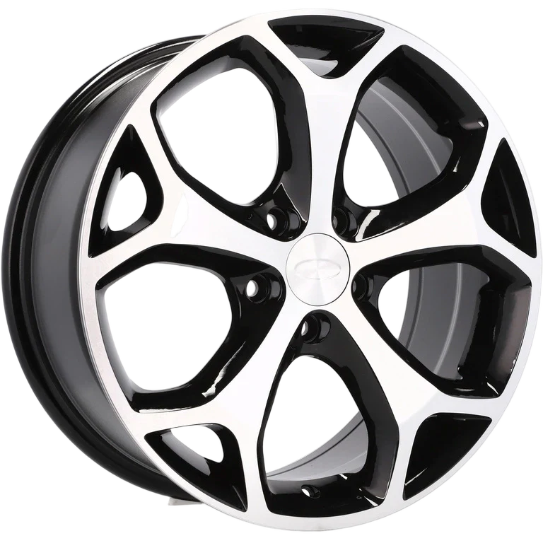 Alu kola pro Ford BK386 6.5x16 5x108 ET50 63.4 Black Polished | Wheelsup.cz
