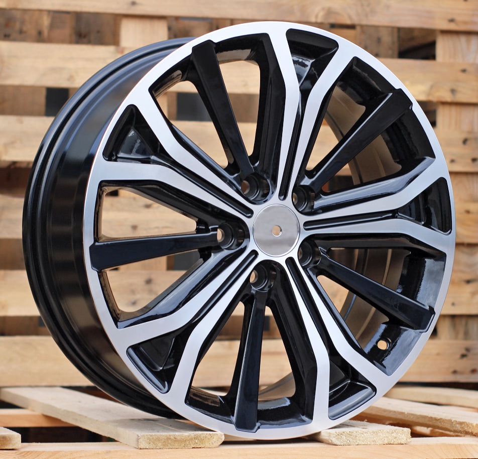 Racing Line BK591 7x17 5x108 ET46 schwarz, Peugeot