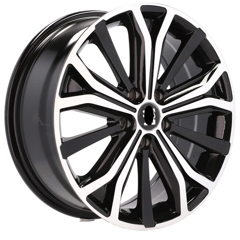Alu kola pro Peugeot BK591 7x17 5x108 ET46 65.1 Black Polished | Wheelsup.cz
