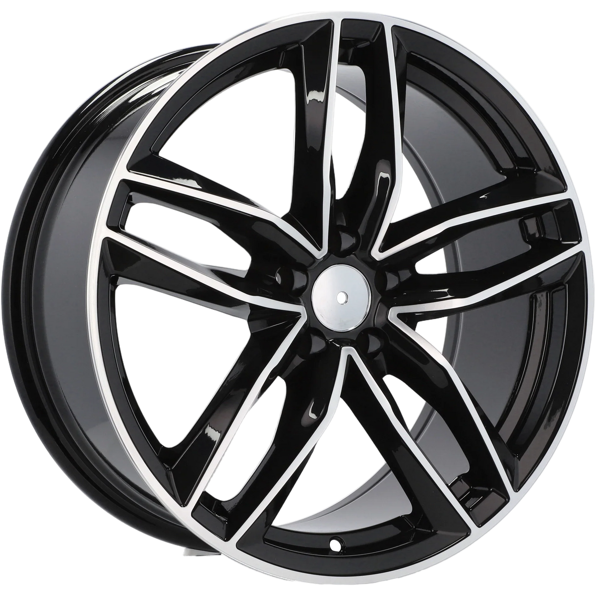 Alu kola pro Audi BK690 7x16 5x100 ET34 57.1 Black Polished | Wheelsup.cz