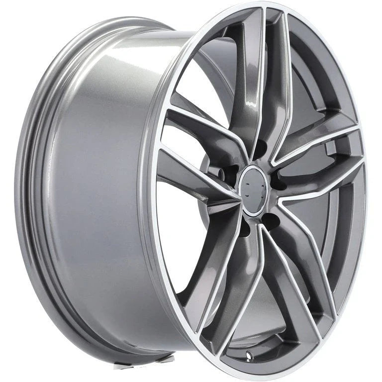 Alu kola pro Audi BK690 8.5x19 5x112 ET45 66.6 Grey Polished | Wheelsup.cz