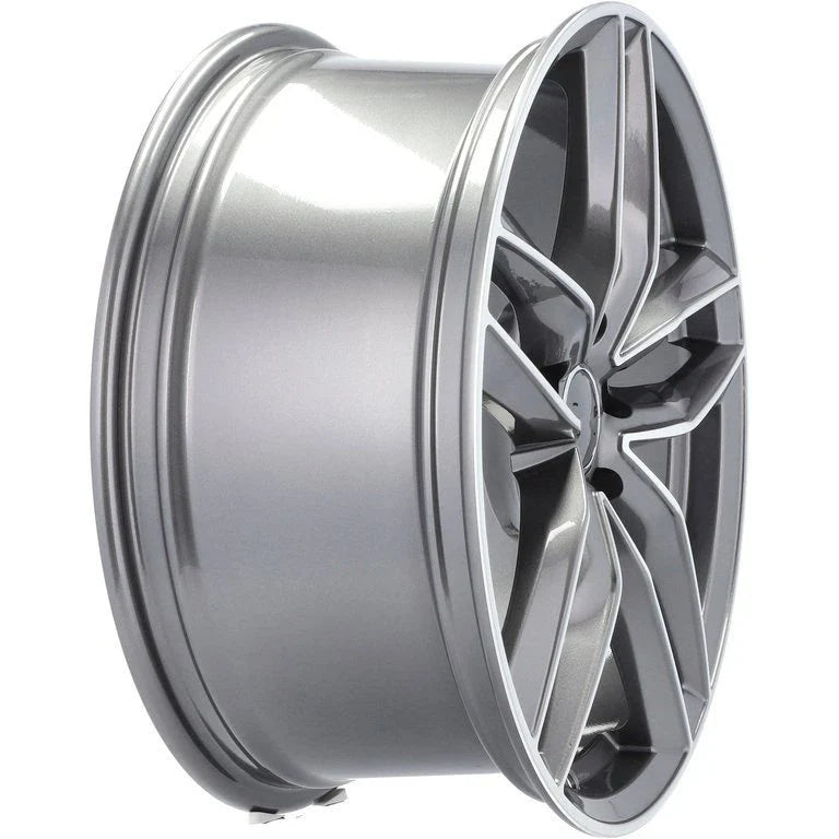 Alu kola pro Audi BK690 7.5x17 5x100 ET40 57.1 Grey Polished | Wheelsup.cz