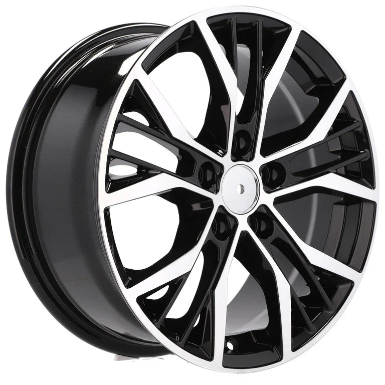 Alu kola pro Volkswagen BK713 7.5x17 5x112 ET45 57.1 Black Polished | Wheelsup.cz