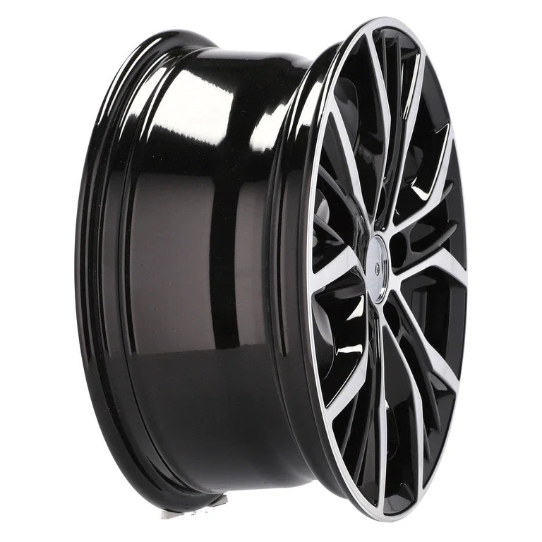 Alu kola pro Volkswagen BK713 7.5x17 5x112 ET45 57.1 Black Polished | Wheelsup.cz