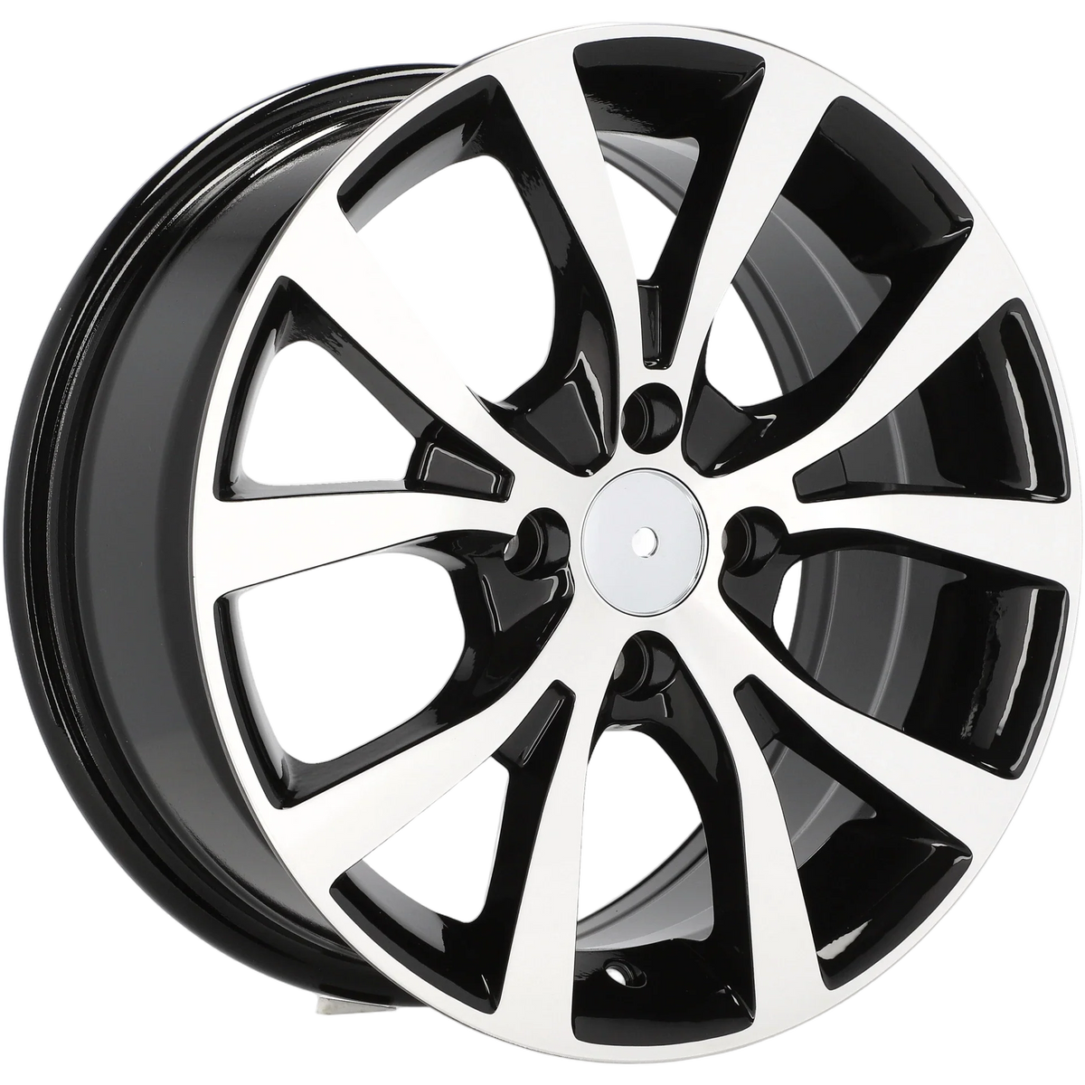 Alu kola pro Hyundai BK715 6.5x15 4x100 ET40 54.1 Black Polished | Wheelsup.cz