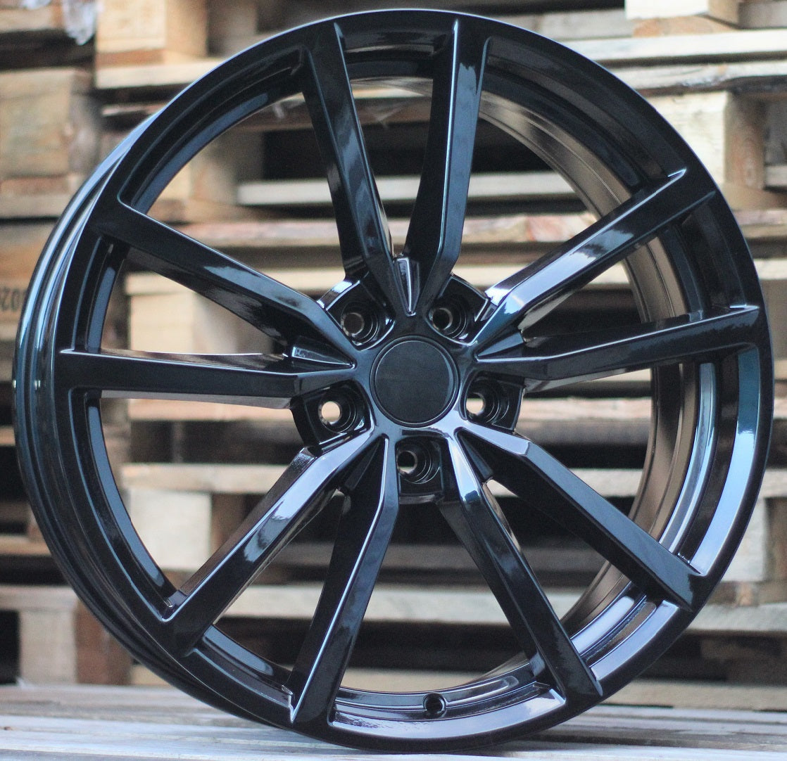 Racing Line BK864 8x18 5x112 ET45 fekete, Volkswagen