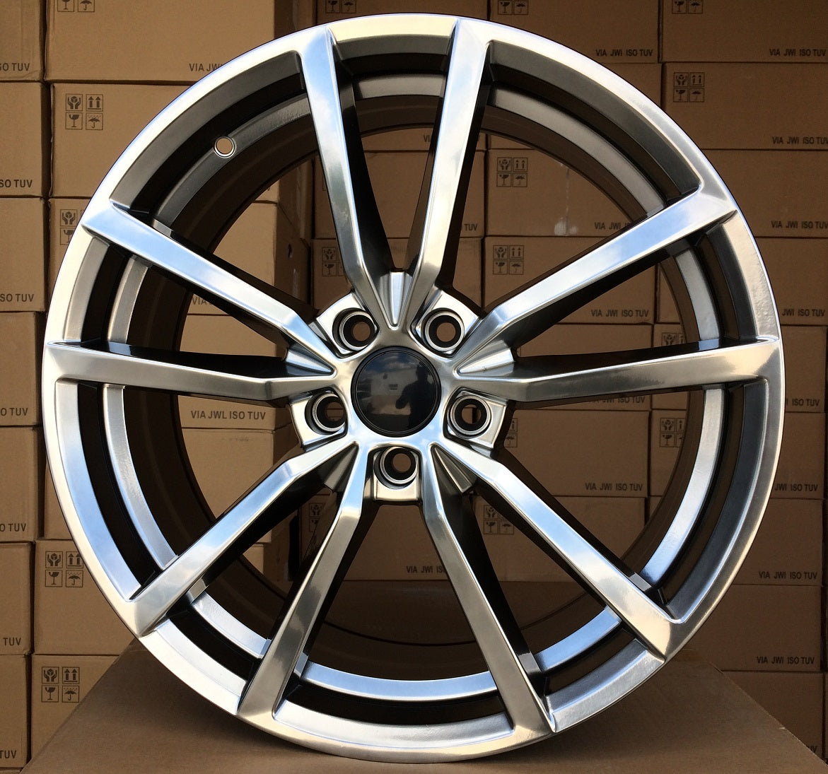 Racing Line BK864 8x19 5x112 ET42 fekete, Volkswagen