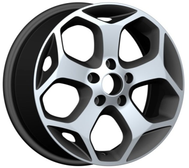 Alu kola pro Ford BK871 6.5x16 5x108 ET50 63.4 Black Polished | Wheelsup.cz
