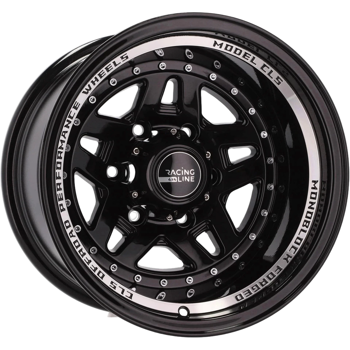 Alu kola pro Offroad BK936 10x15 5x139.7 ET-44 110.1 Black Polished | Wheelsup.cz