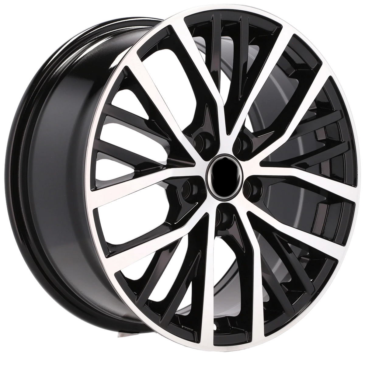 Alu kola pro Volkswagen BK952 7.5x17 5x112 ET45 57.1 Black Polished | Wheelsup.cz