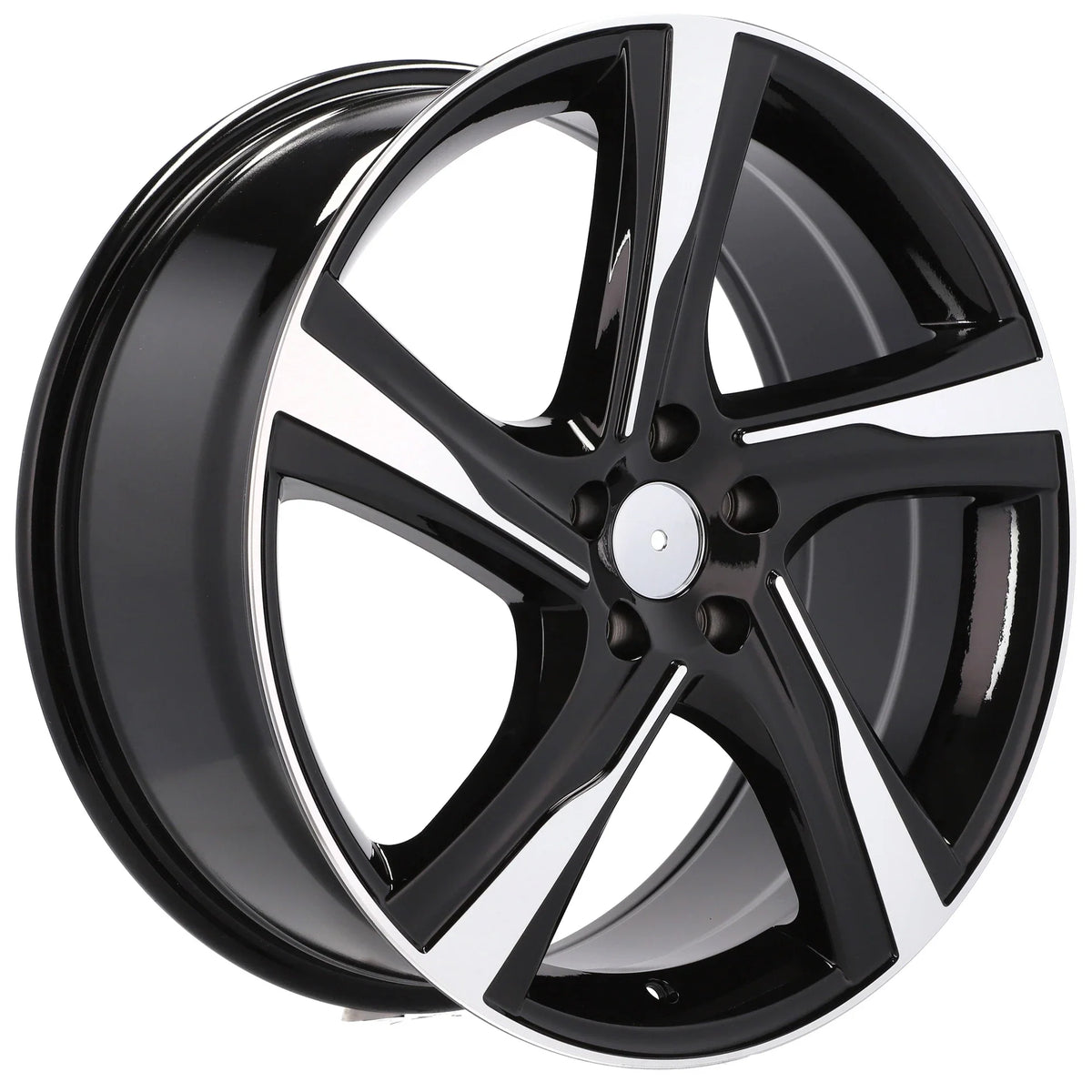 Alu kola pro Volvo BY115 7x16 5x108 ET46 67.1 Black Polished | Wheelsup.cz